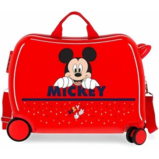 Valise Mickey Pour Enfant rouge