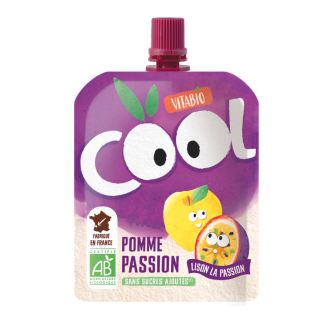 Vitabio Cool Fruits Pomme Passion Bio 4x90g