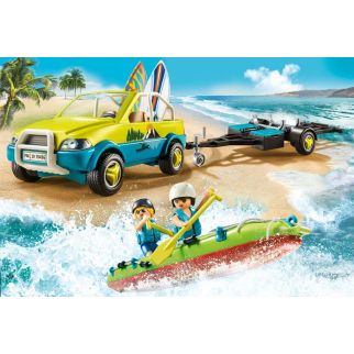 Voiture avec canoë - Playmobil Family Fun 70436