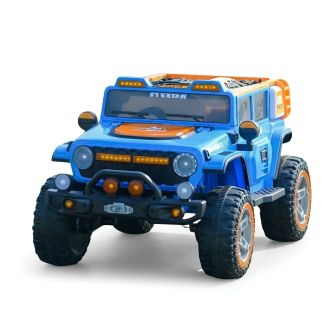 Voiture 4X4 à Batterie 12V Steeda – Jeep Électrique Tout-Terrain pour Enfant