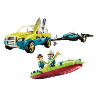 Voiture avec canoë - Playmobil Family Fun 70436