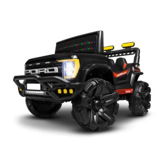 Voiture à Batterie Pick-up Ford pour Enfant – 4x4 Tout-Terrain Électrique Noire avec Télécommande
