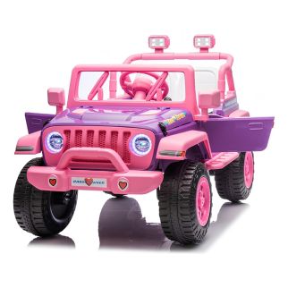 Voiture électrique pour enfants Style Barbie rose 12 V