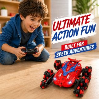 Voiture R/C 360° Spider Man Stunt Car – Voiture Cascade Télécommandée
