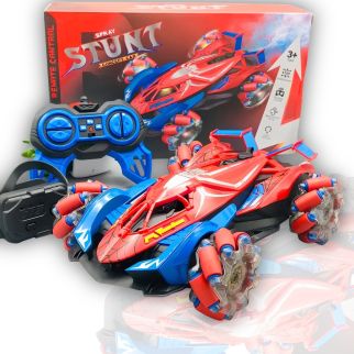 Voiture R/C Spray Stunt – Voiture Télécommandée Cascade 360° avec Effet de Fumée et Roues Mecanum