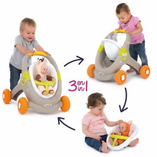 Minikiss Baby Walker Animal 3 en 1 - Smoby
