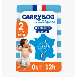 Carryboo Couches Bébé T2 (3-6 kg) x50