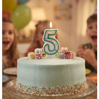 BOUGIE CHIFFRE N°5