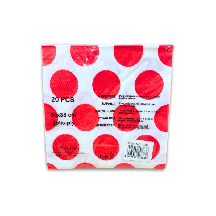 Serviettes, Spiderman, paquet de 20