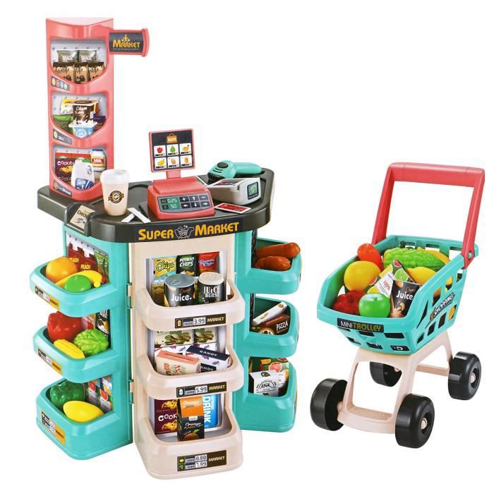 Accessoire Cuisine Enfant, 47PCS Kit Cuisine Enfant, Jouets de