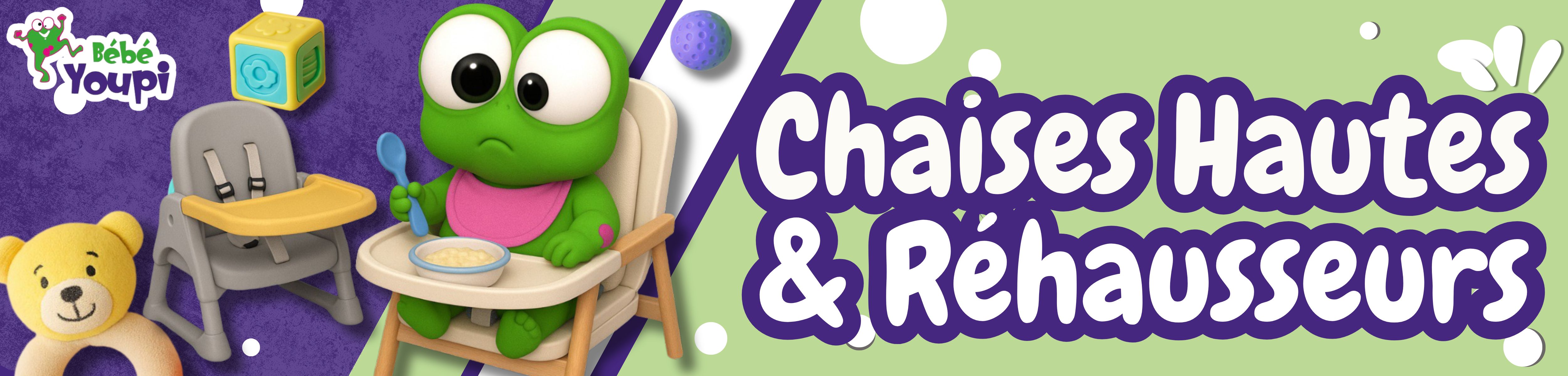 Chaises hautes et rehausseurs