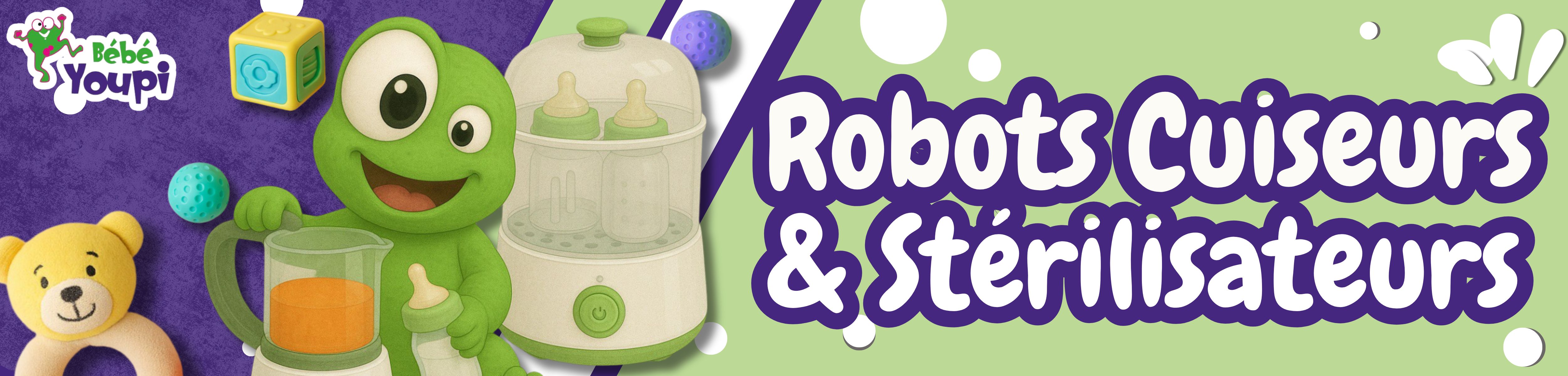 Robot Cuiseur Stérilisateur & Chauffe Biberon