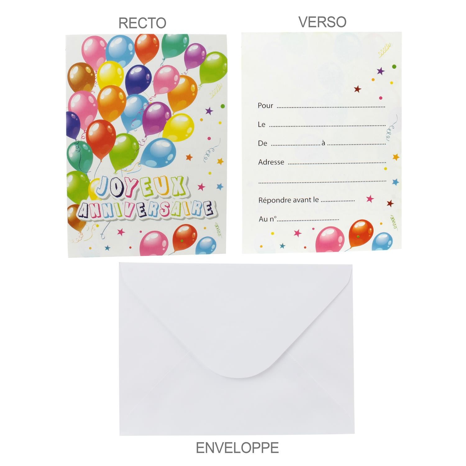 Invitation pour Anniverssaire : achat / vente en ligne invitation pour  anniverssaire - Youpi Maroc