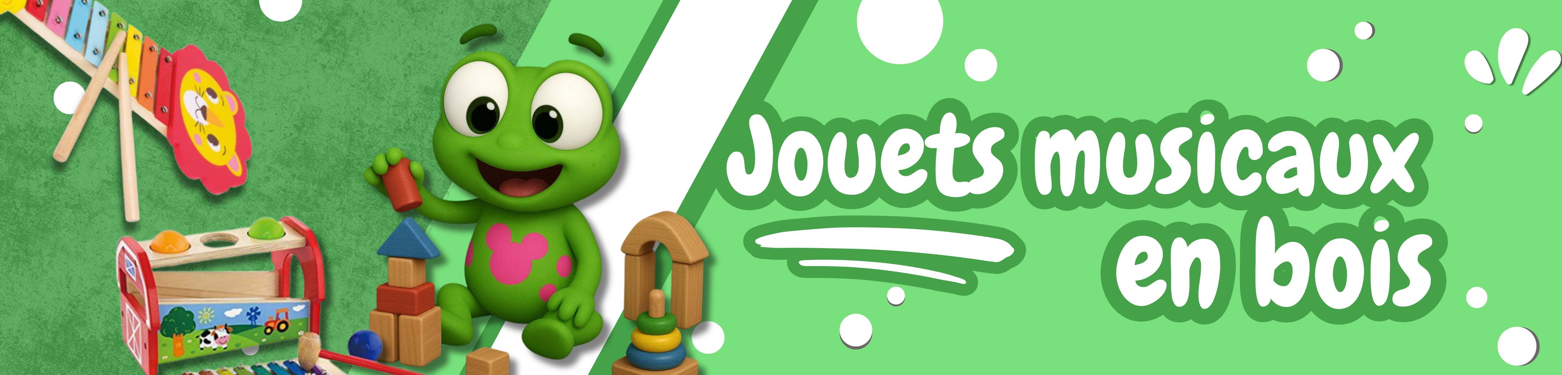Jouets musicaux en bois