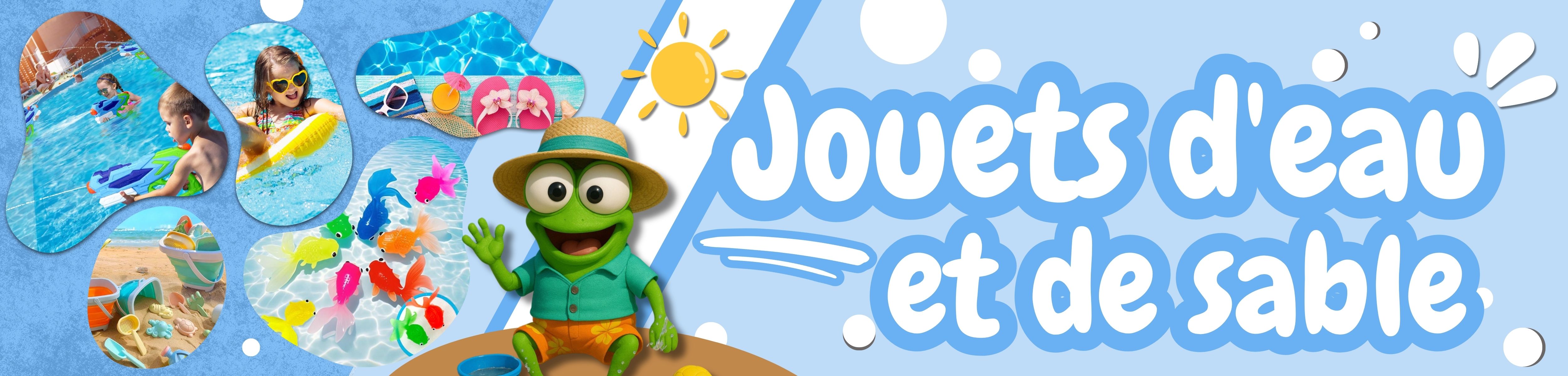 Jouets d'eau et de sable