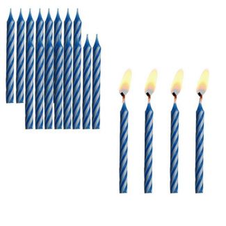 12 bougies bleus plus 12 supports