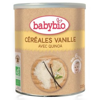 Babybio Céréales vanille quinoa 220g – dès 6 mois