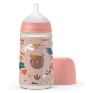Biberon SX PRO M Forest Rose 270 ml - Suavinex 