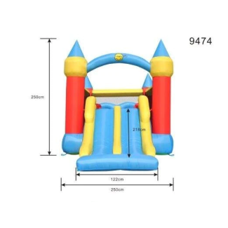 Château Gonflable - Happy Hop avec double Toboggan