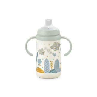 Biberon "Walk in the Park" 270ml avec poignées-Suavinex