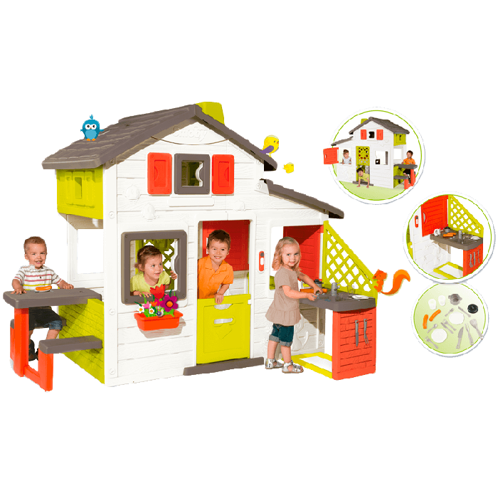 Smoby - Maison Friends House avec cuisine d'été - 810200 - Code