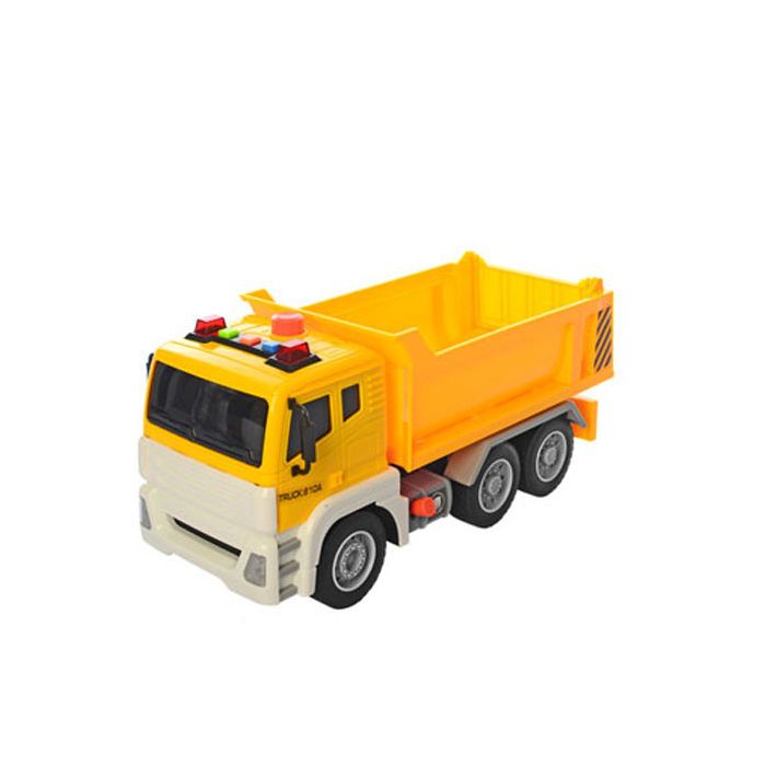 Camion électrique avec benne enfant jaune