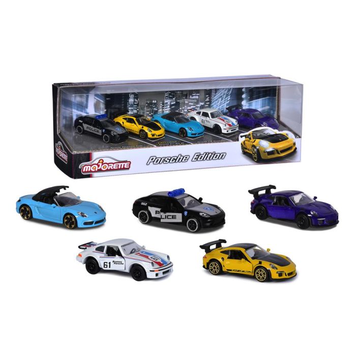 MAJORETTE Porsche 5 pieces en métal Giftpack