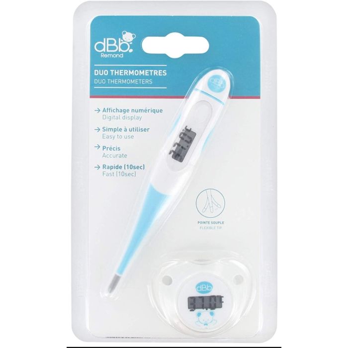 Thermomètre bébé 4 en 1 bleu Nuk