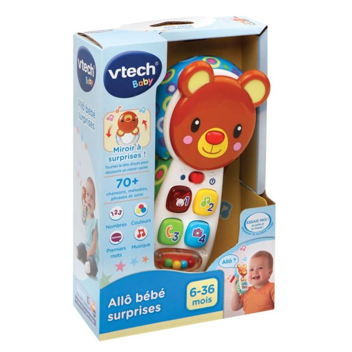 Vtech Allo Bébé Surprises brun