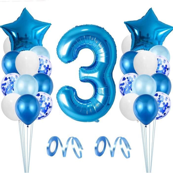 Ballon anniversaire chiffre 5 Pcs