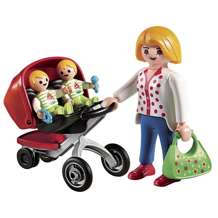 Playmobil® - Maman avec jumeaux et landau - 5573 - Playmobil® City Life