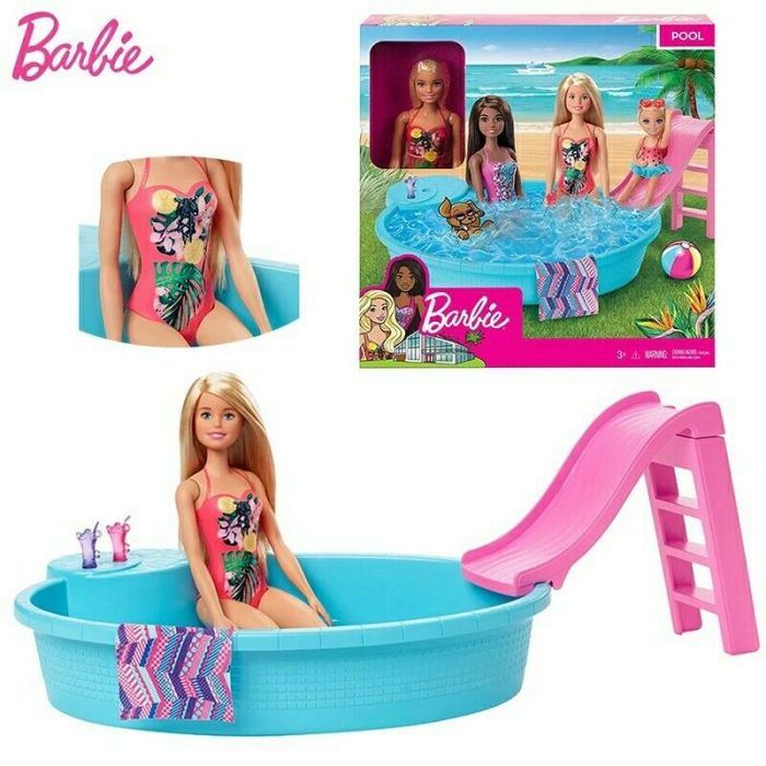 Barbie Mobilier Barbie Et Sa Piscine
