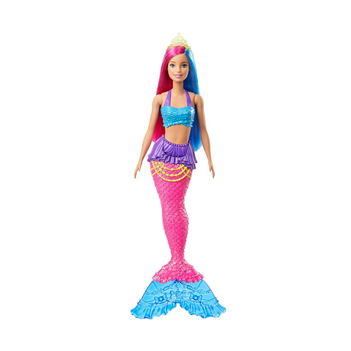 Une poupée Barbie sirène Dreamtopia assortie Mattel