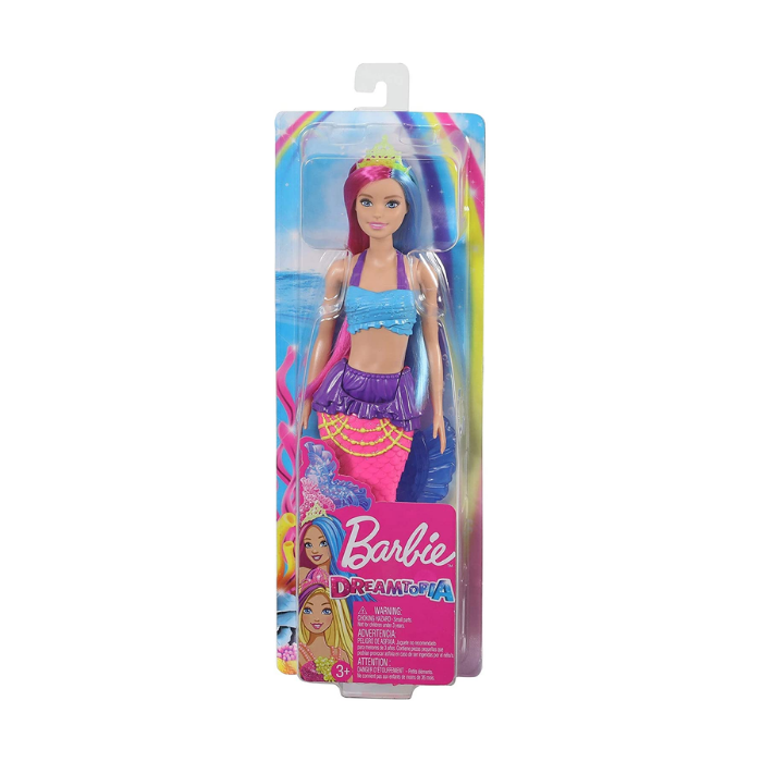 Barbie sirene cheveux longs fantastiques - La Poste