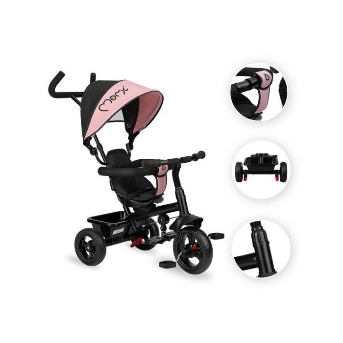 MoMi Tricycle bébé 5 in 1 IRIS Rose