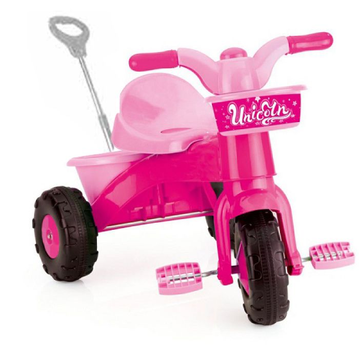 TRICYCLE BEBE 1- 3 ans AVEC Petit gourde arrière-Rose