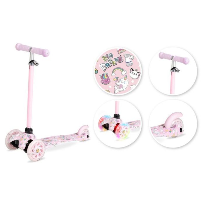 Trottinette 3 roues MoMi Weendy-Rose