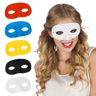 MASQUE LOUP UNICOLOR 5COULEUR ASS