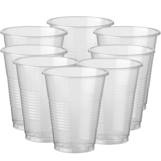 100 Gobelets Plastique 200cc Transp