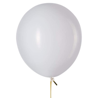 10 ballons blancs