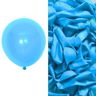 10 Ballons Bleus Ciel