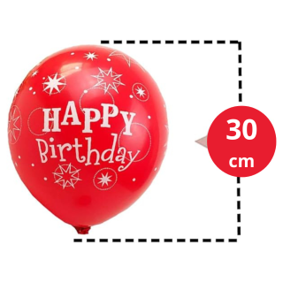 10 BALLONS HAPPY BIRTHDAY - Balloonia