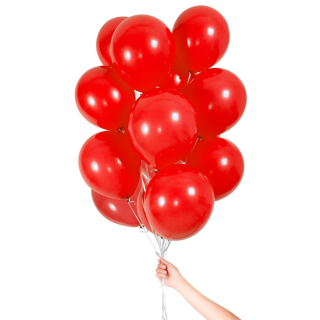 10 Ballons Rouges