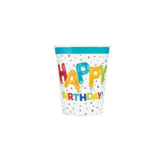 10 Gobelets Happy Birthday Girl