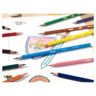 CRAYONS COULEURES BIC METAL KIDS EVOLUTION