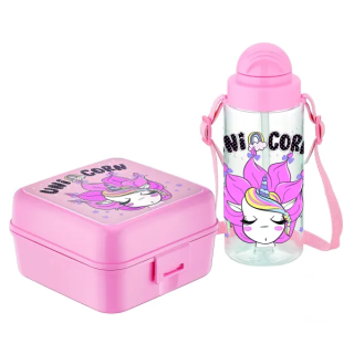 Pack lunch box 1000cc + Bouteille d'eau 500cc