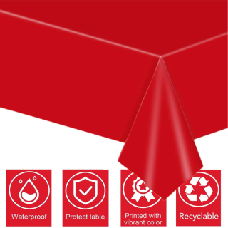 1 Nappe M."Vivendi Rouge"140*260cm