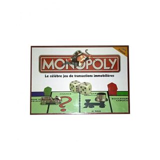 Monopoly le célèbre jeu de transactions immobilières 