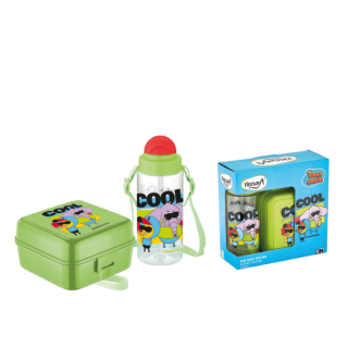 Set lunch box 1000cc + Bouteille d'eau 500cc