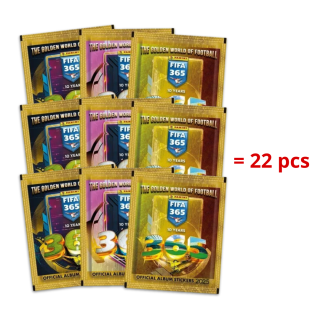 2 EcoBlister Panini FIFA 365™ 2025 – 20 Pochettes + 2 Offertes